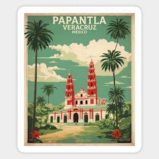 Papantla Veracruz Mexico Vintage Tourism Travel Magnet